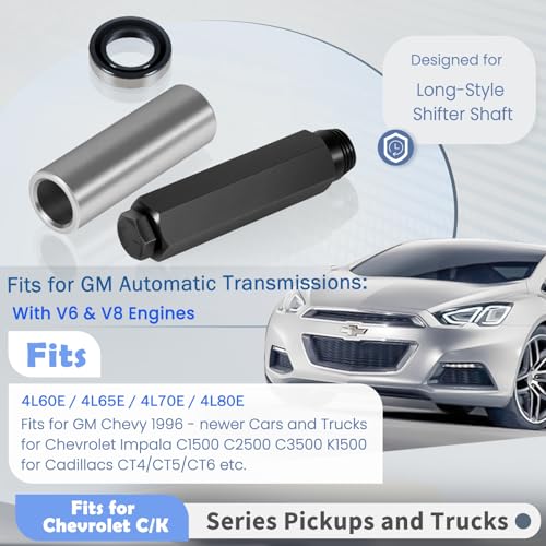 Transmission Shift Shaft Seal Remover and Installer Tool Kit with Seal, for GM 4L60E, 4L65E, 4L70E, 4L80E