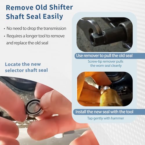 Transmission Shift Shaft Seal Remover and Installer Tool Kit with Seal, for GM 4L60E, 4L65E, 4L70E, 4L80E view 3