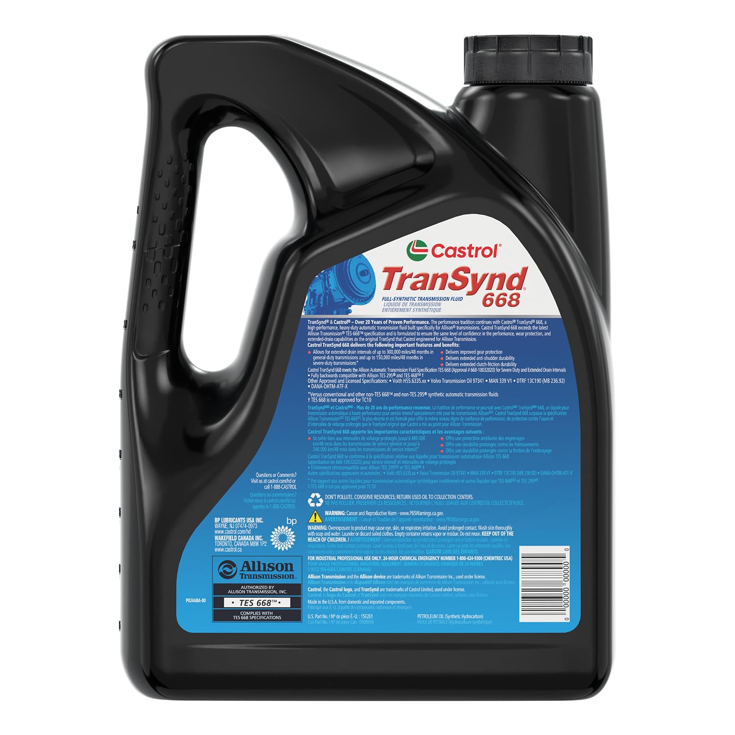 TranSynd 668 Full Synthetic ATF 3 Gallon for Allison 1000 view 3