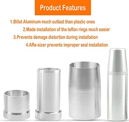 6-Piece Turbine and Stator Shaft Teflon Seal Installer and Resizer Set for GM 700-R4 / 4L60 / 4L60E / 4L65E / 4L70E view 3