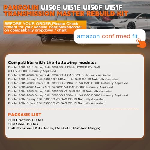 U150E / U151E Transmission Master Rebuild Kit - Toyota / Lexus view 3