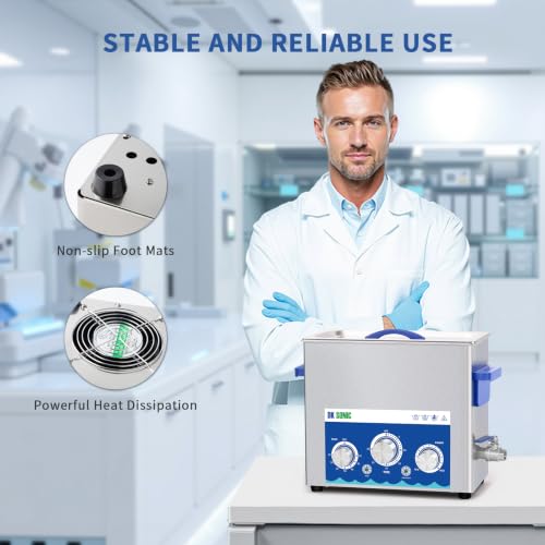Ultrasonic Parts Cleaner 6L Heated for Valve Bodies view 2