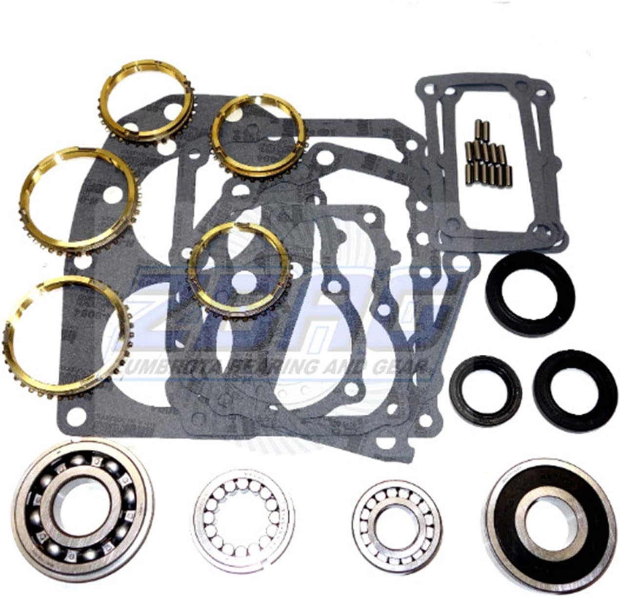 AX5 5-Speed Bearing & Synchro Rebuild Kit, 1988-Up