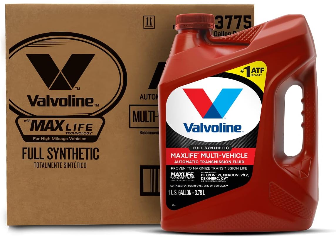 Valvoline Multi-Vehicle Full Synthetic ATF, Case of 3 Gallons