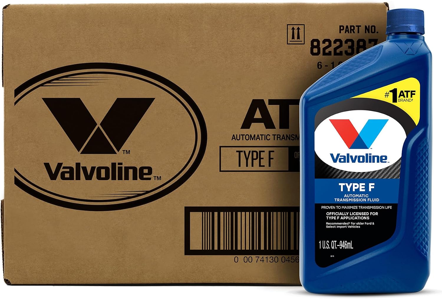 Valvoline Type F ATF for Ford C4/C6/FMX, Case of 6
