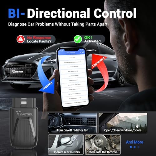 VDIAGTOOL D200 Bidirectional Scan Tool Full System OBD2 view 3