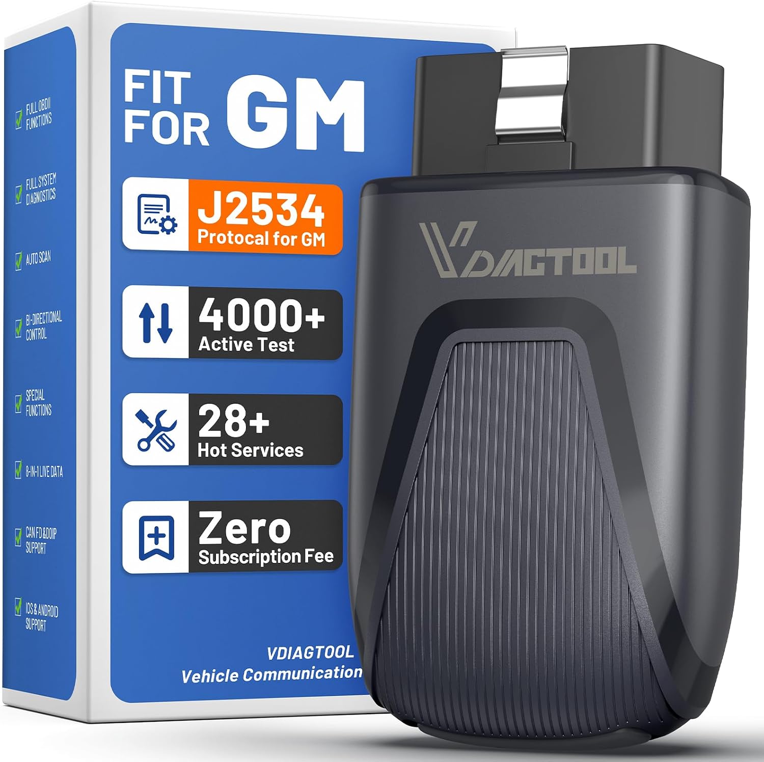 VDIAGTOOL D501 GM Bidirectional Scan Tool Full System