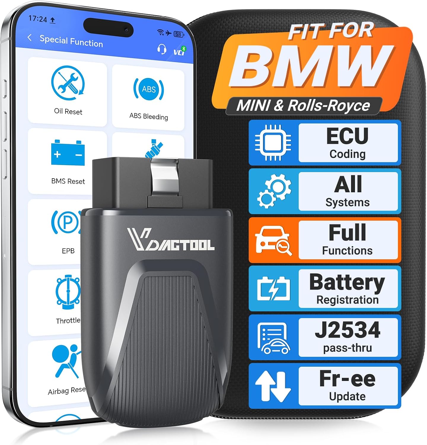 VDIAGTOOL D503 BMW MINI Bidirectional Scan Tool