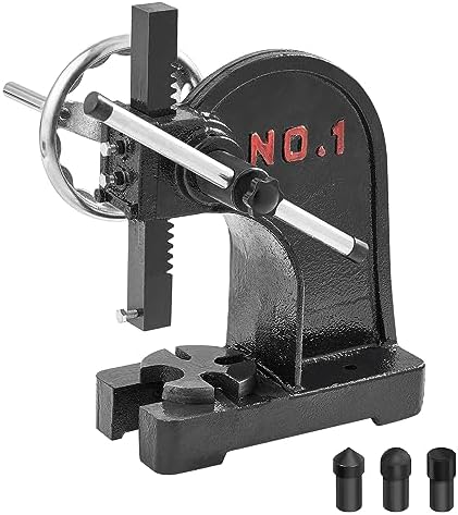 1 Ton Bench Arbor Press with Handwheel for Bushings view 2
