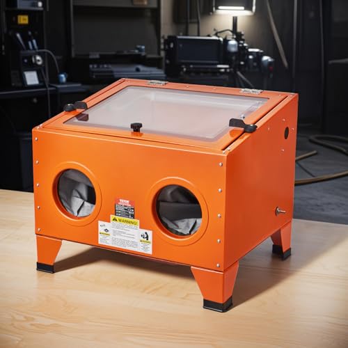 VEVOR SBC90 25-Gallon Benchtop Sandblasting Cabinet view 2