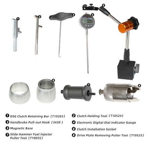VW/Audi Wet DSG Dual-Clutch Remover Installer Kit DQ250-DQ500 view 3