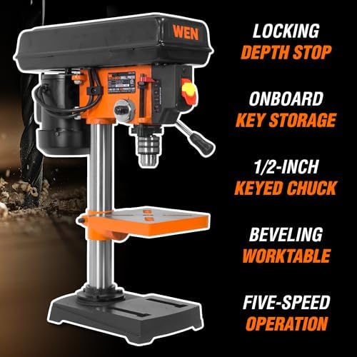 WEN 4206T 8-Inch Cast Iron Benchtop Drill Press view 2