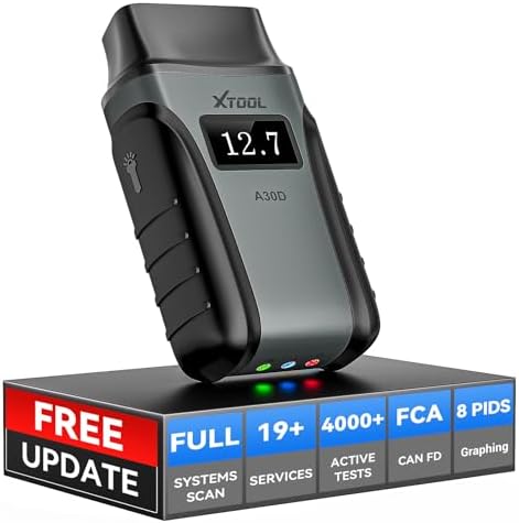 XTOOL A30D Bidirectional Scan Tool with Transmission Match