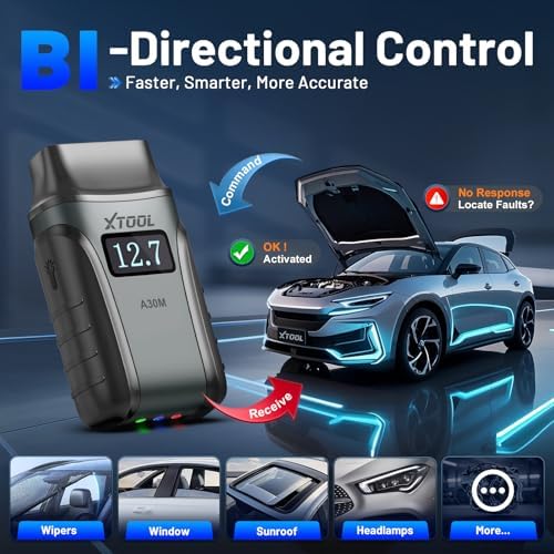 XTOOL A30M V2.0 Bidirectional OBD2 Scanner, All System view 3