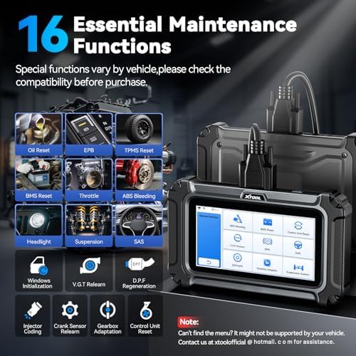 XTOOL D5S OBD2 Scanner - Engine ABS SRS Transmission view 2