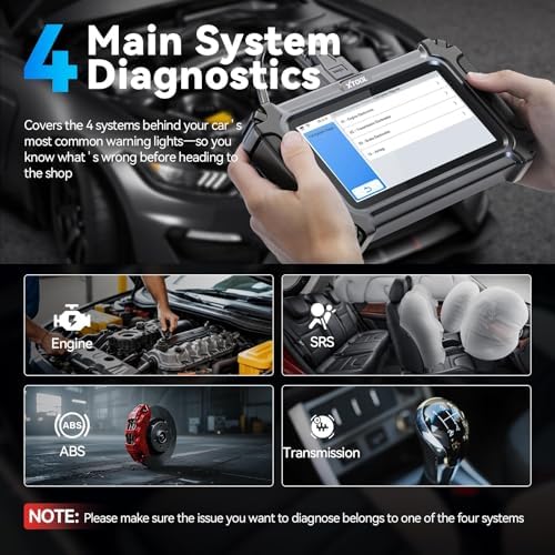 XTOOL D5S OBD2 Scanner - Transmission, Engine, ABS, SRS with Gearbox Relearn view 3