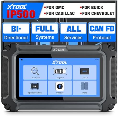 XTOOL IP500 GM Bidirectional Full System Scan Tool