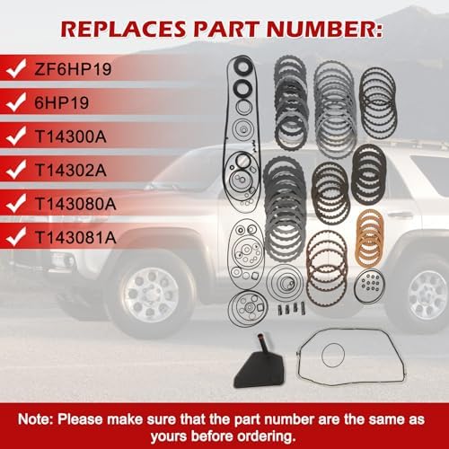 ZF 6HP19 Transmission Master Rebuild Kit w/ Filter BMW view 3