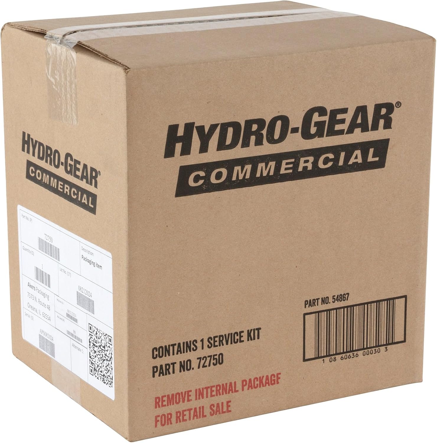 ZT-3100 Hydrostatic Transaxle Service Kit 72750 view 3